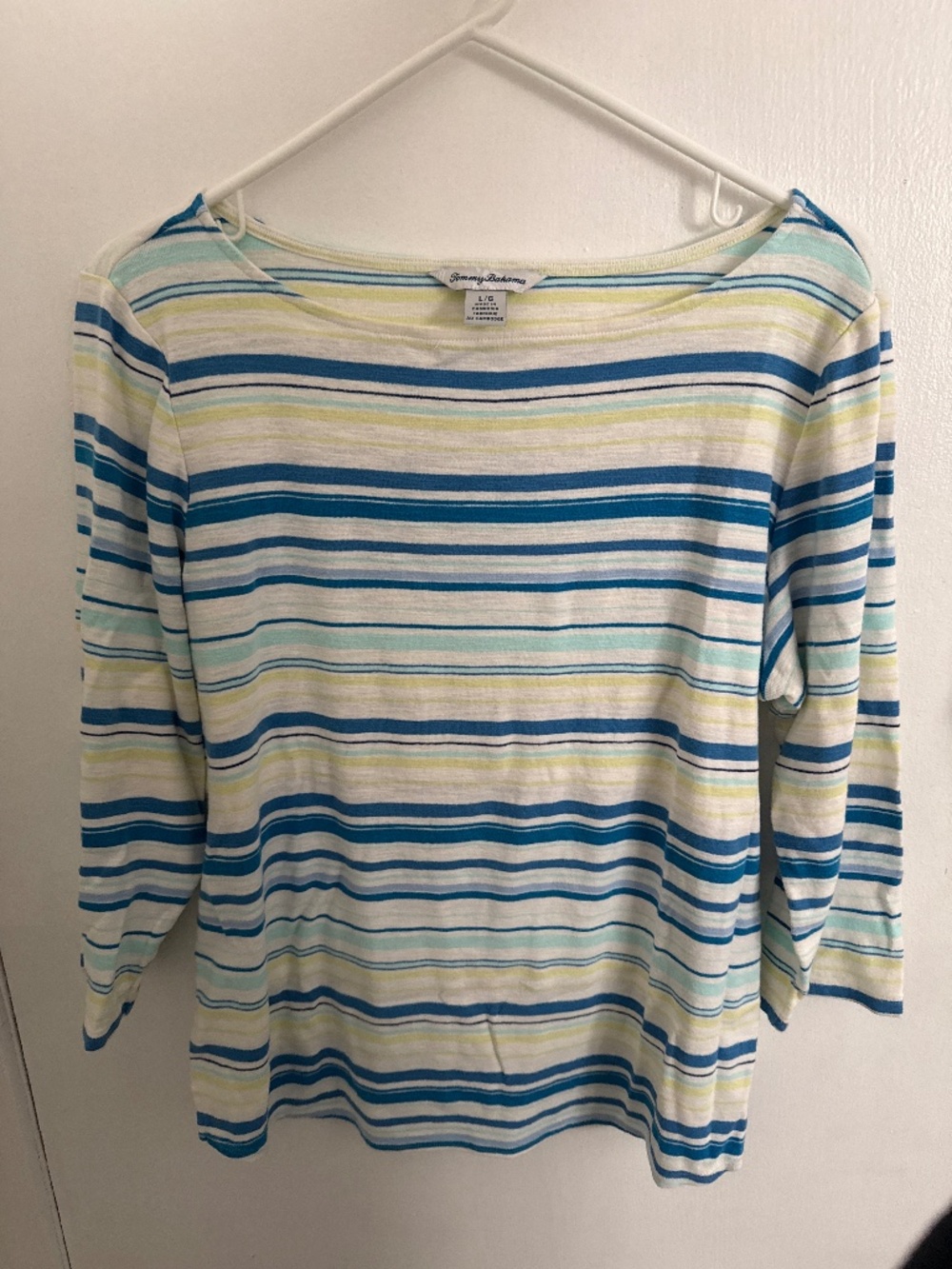 Tommy bahama large 3/4 sleeve top